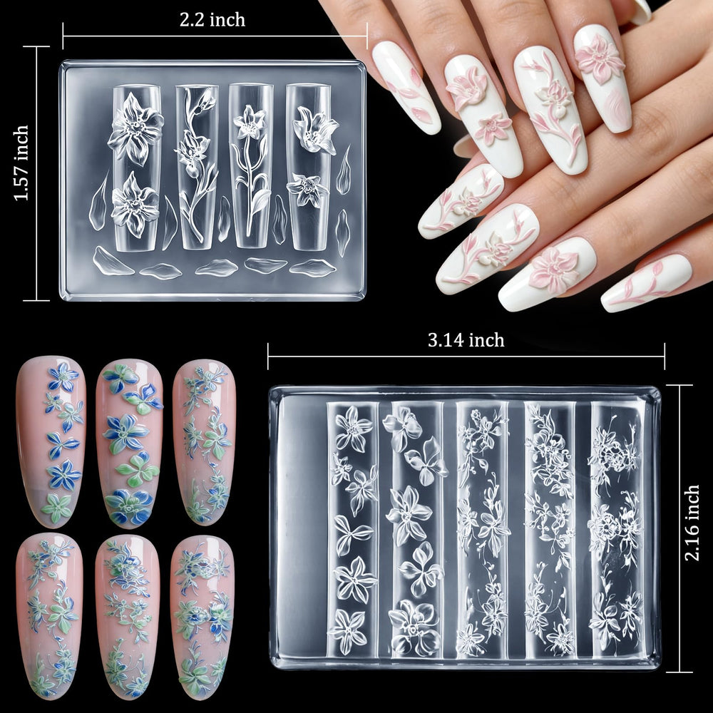 Fudmohu butterfly mold detail showing delicate design for nails