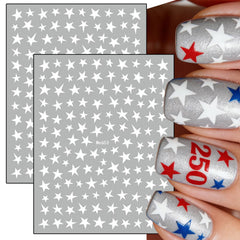 FUKIDOG stickers being applied to a nail with tweezers for quick results