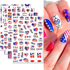 FUKIDOG close-up sheet with flag and star decals showing clear detail