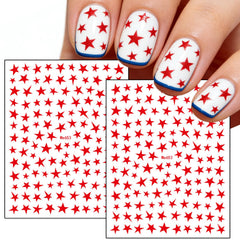 FUKIDOG layout of mixed red white blue stars for versatile design options