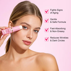 FullMeet applying stick under eye to reduce puffiness and refresh skin