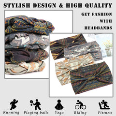 FULZTEY headband worn by model during yoga showing non-slip hold and comfort