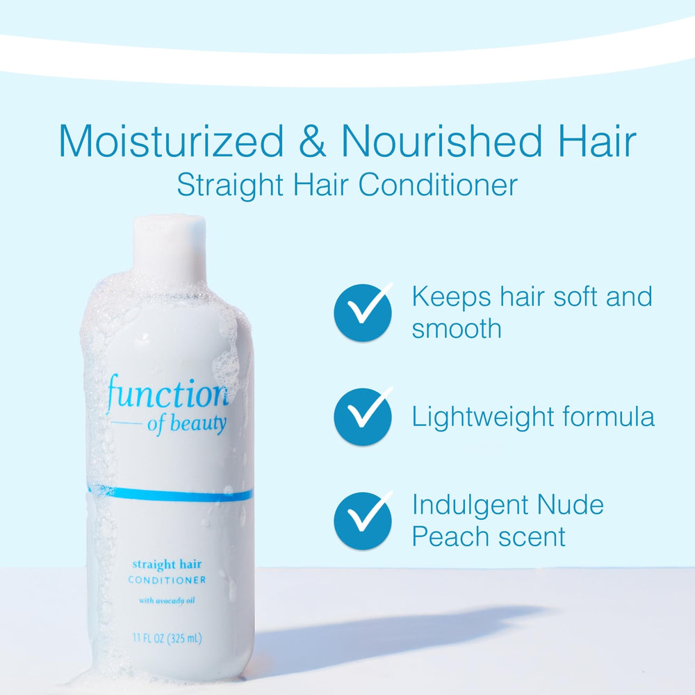 Function of Beauty texture on hand dispensed showing lightweight spreadability benefit