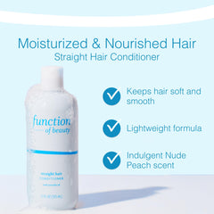 Function of Beauty texture on hand dispensed showing lightweight spreadability benefit