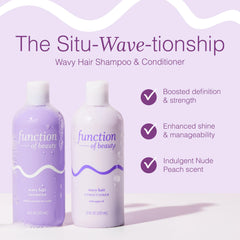 Function of Beauty pump dispensing shampoo highlighting easy application and controlled amount