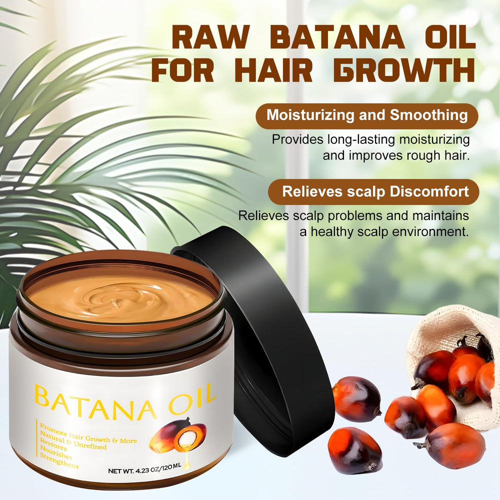 Funfunman Batana oil paste texture closeup highlighting rich emollient properties