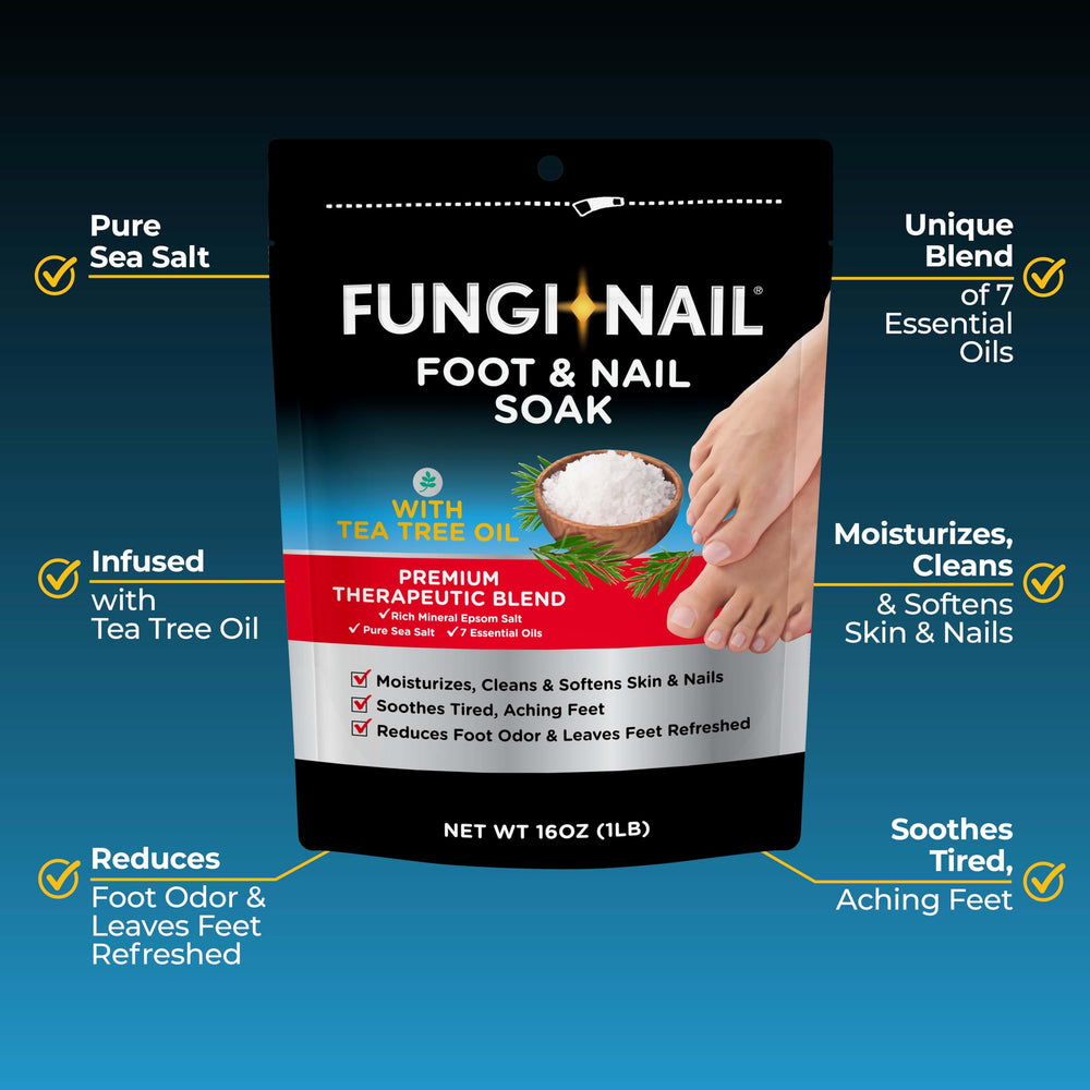 Fungi-Nail salt texture close-up highlighting mineral grains and moisturizing effect