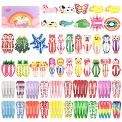 Funtopia front packaging showing colorful 100-piece clip set for easy styling