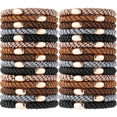 Funtopia front packaging showing 30-piece hair ties and color variety benefit: easy selection