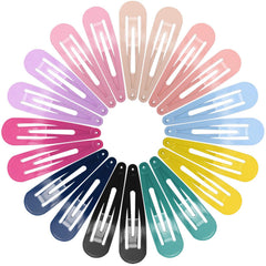 Funtopia front packaging showing 40 colorful snap hair clips and variety