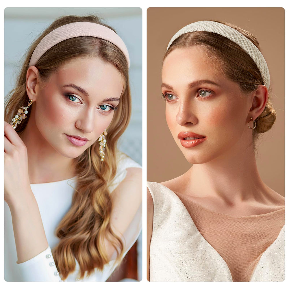Funtopia headband worn by woman pulling hair back showing secure, comfortable hold