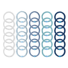 Funtopia hair bands worn during workout demonstrating sweat-resistant hold