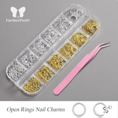 furtherpretty organizer tray with six ring size compartments for quick selection