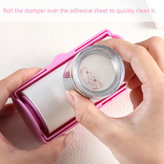 furtherpretty roll inside protective case sitting stable on countertop