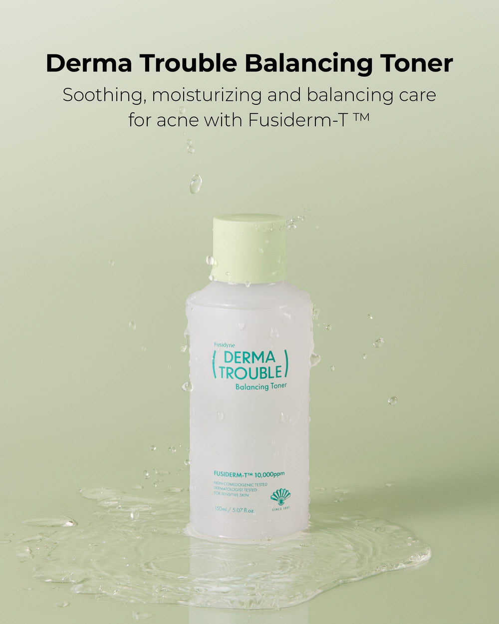 FUSIDYNE label closeup showing ingredients and patented technology for clarity benefit