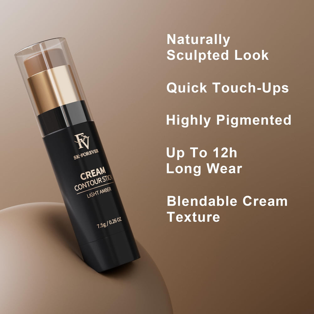 FV contour stick in hand to show size and travel-friendly convenience