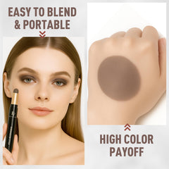 FV eyeshadow applied on model for a natural daytime look benefit