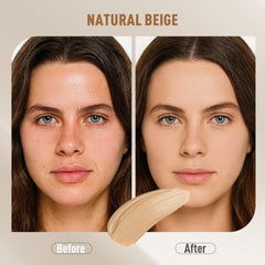 FV texture close-up drop of foundation highlighting lightweight blendability