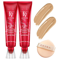 FV front bottle Natural Beige showing packaging and lasting finish benefit