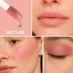 FV liquid blush honey label detail emphasizing clean ingredients and squalane benefit
