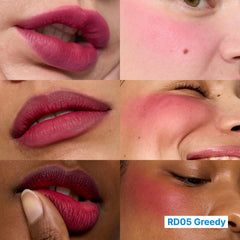 fwee Greedy texture close-up showing bouncy pudding formula for seamless airbrushed finish