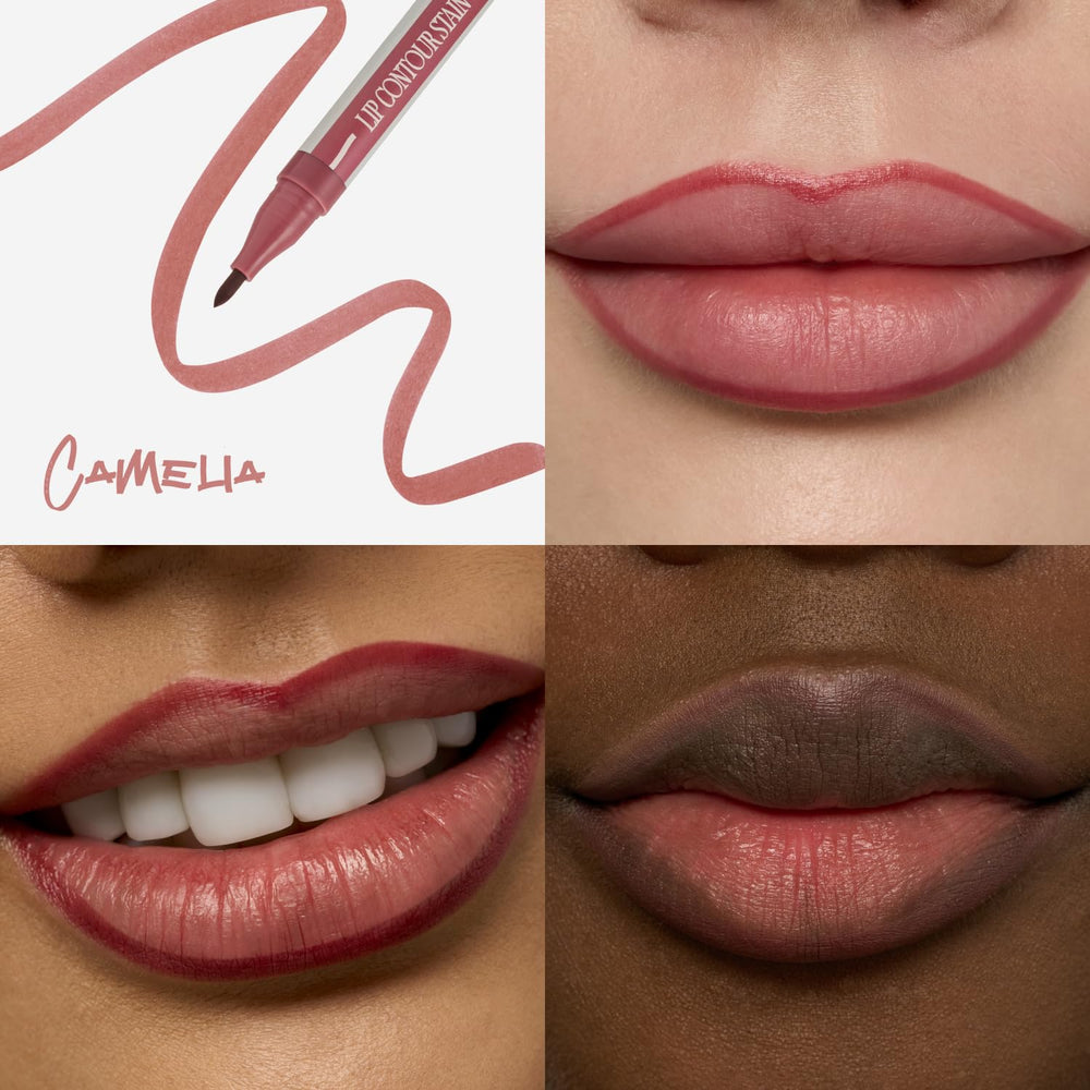 fwee swatch of Camelia shade showing smooth, pigmented texture and lasting finish