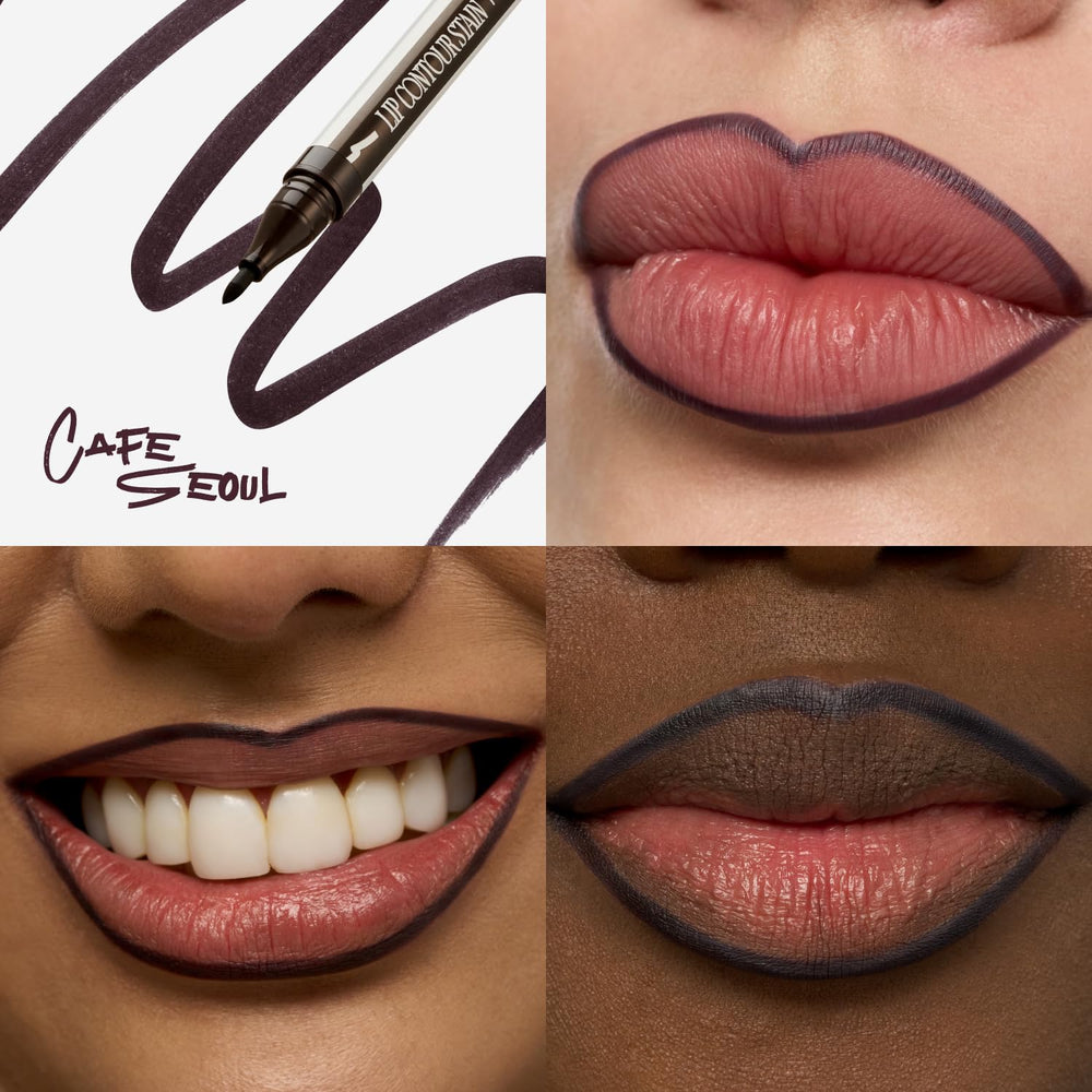 fwee texture swipe of Cafe Seoul tint demonstrating smooth, even color payoff