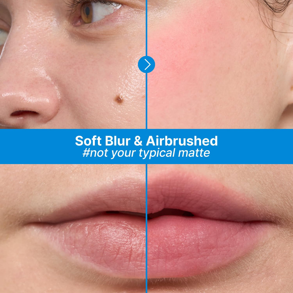 fwee Memories swatch on skin illustrating buildable deep rose pigment payoff