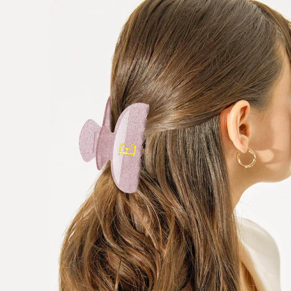 Fycert on-model half-up hairstyle demonstrating clip in use, offers instant polished look