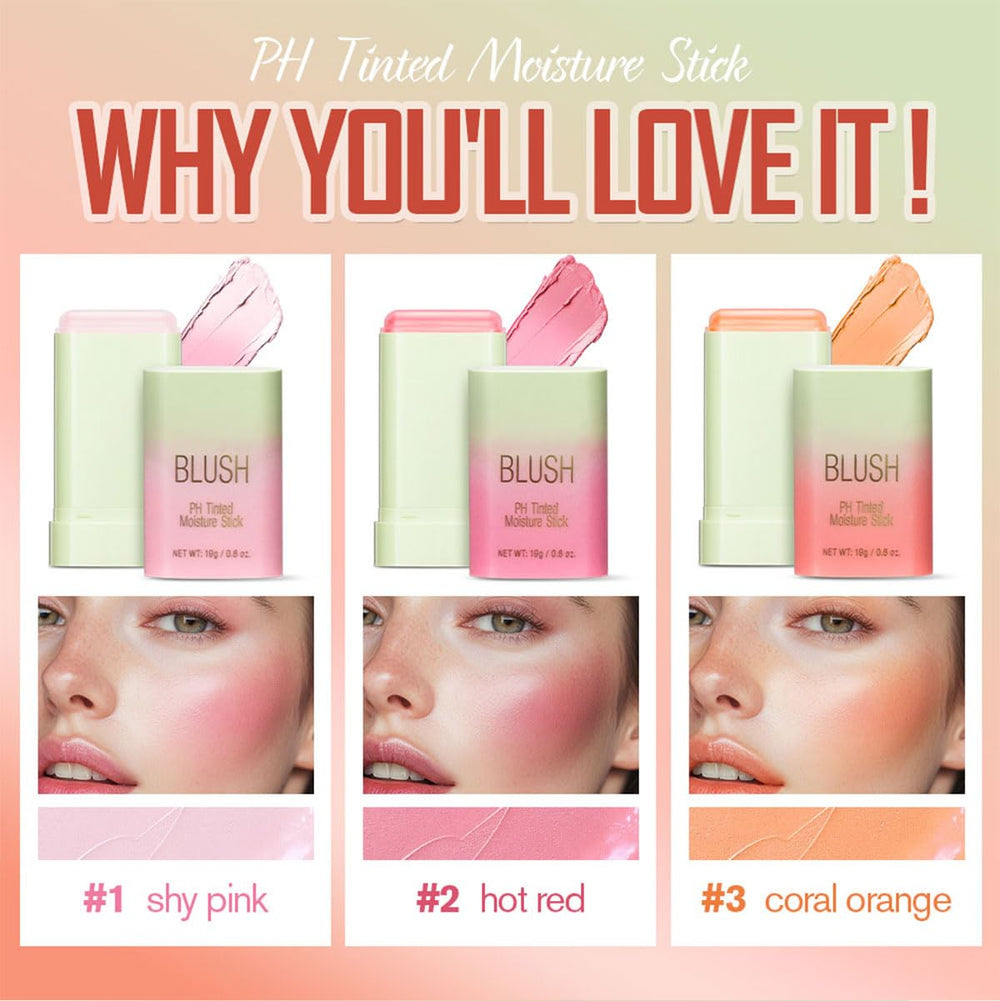 FYEBOO applying tint on lips for hydrated color, versatile dual-use benefit