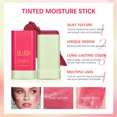 FYEBOO blush stick inside a makeup bag highlighting on-the-go practicality