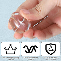 Fyntave stamper transferring floral design onto nail demonstrating crisp transfer benefit