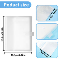 Fyntave stickers inside pocket visible for fast visual organization