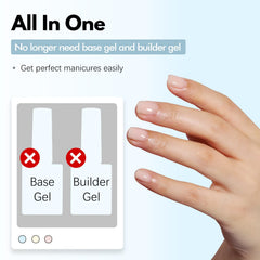 FZANEST application brush applying gel to nail, showing easy beginner control