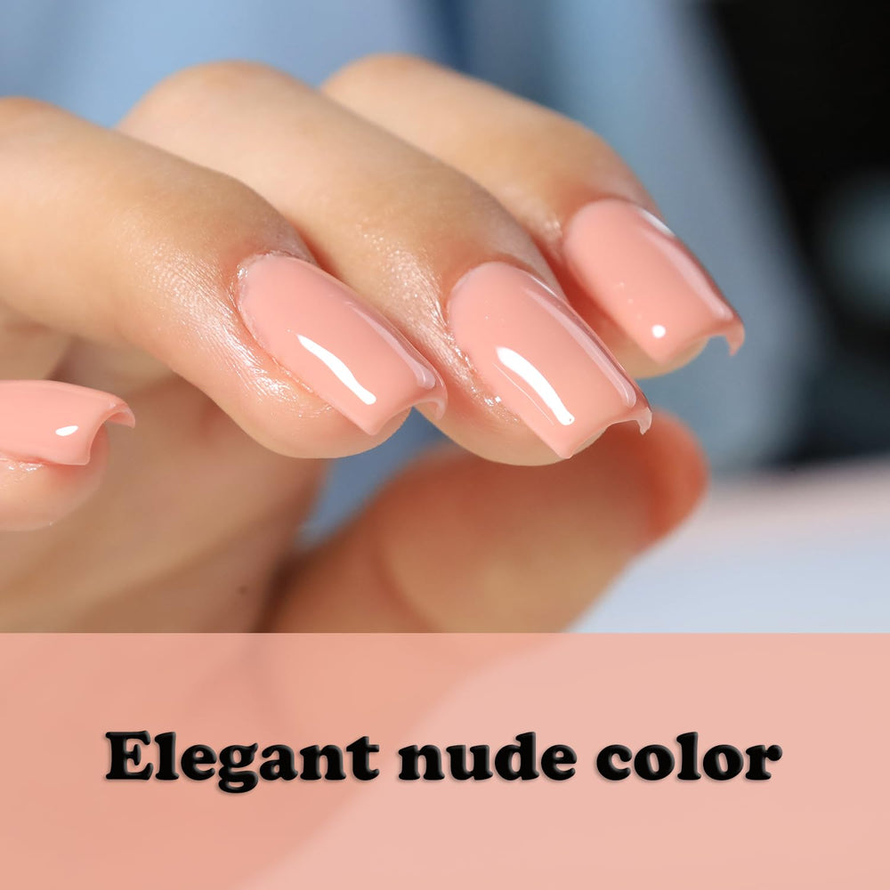 FZANEST applying base gel to nail plate for smoothing and strength
