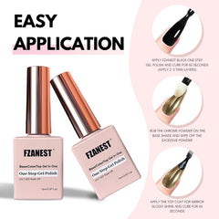 FZANEST applied to press-on nails demonstrating strong adhesion and neat edges