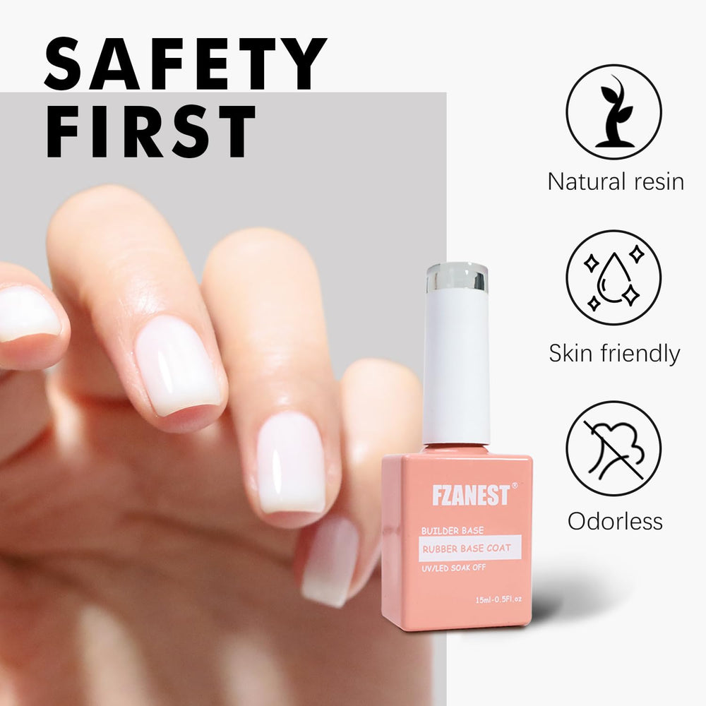 FZANEST hand scale comparison showing bottle size and usage convenience benefit
