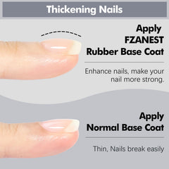 FZANEST clear gel texture close-up showing smooth self-leveling