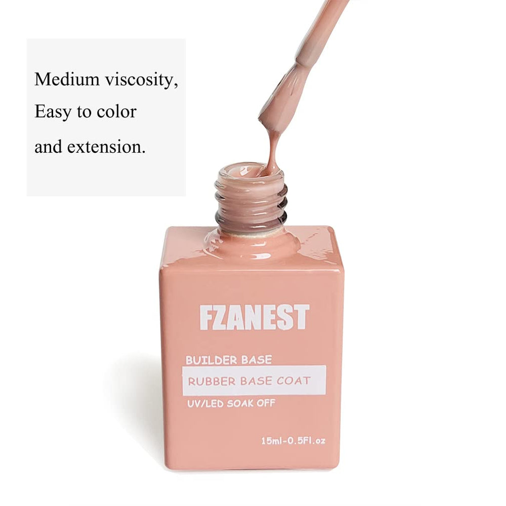 FZANEST attaching nail tip with builder gel for durable extension