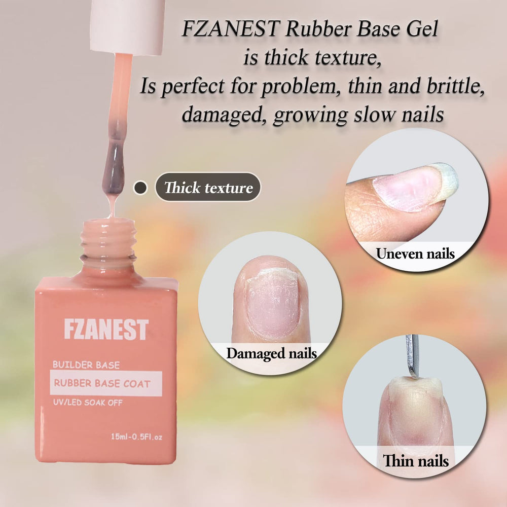 FZANEST finished French manicure showcasing natural nude finish and polish longevity