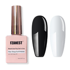 FZANEST front bottles showing black and white shades and quick application benefit
