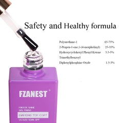 FZANEST pouring consistency close-up showing self-leveling formula benefit