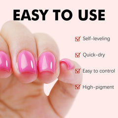 FZANEST manicure on hand in lifestyle setting for natural finish