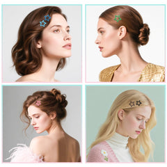 FZWONVUC clips used in festival beach hairstyle adding playful decorative accents