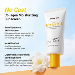 Gaayou sunscreen applied on hand demonstrating quick absorption and no white cast