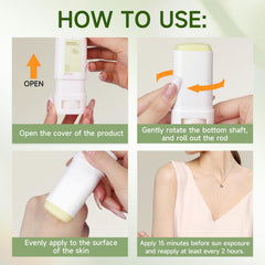 Gaayou sun stick tucked into travel kit for convenient reapplication outdoors