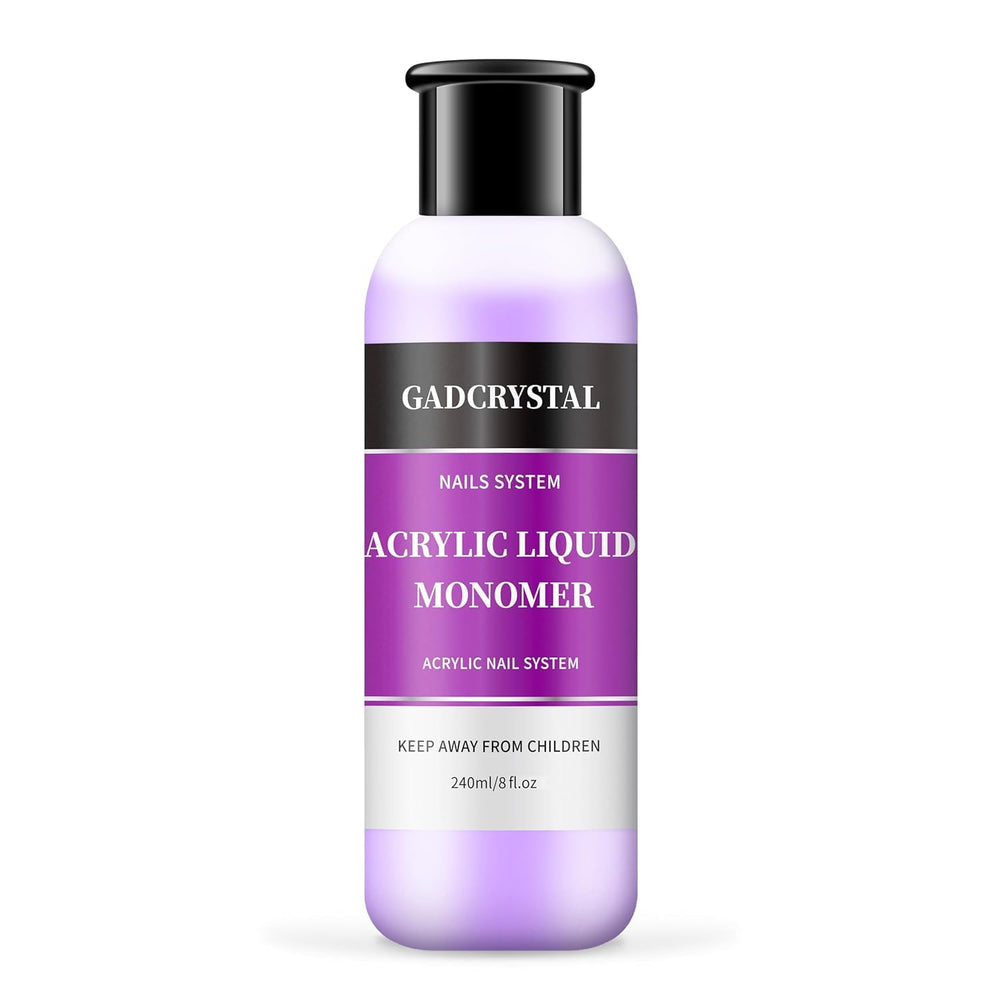 Gadcrystal front bottle showing 240ml size and professional presentation benefit