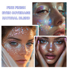 GADMLURY face detail with eye and cheek accents creating mermaid shimmer