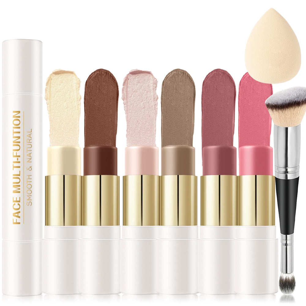 GADMLURY kit front packaging showing six cream sticks and compact tools for easy sculpting