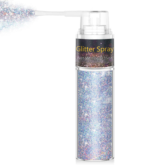 GADMLURY front packaging showing compact glitter spray, perfect for travel